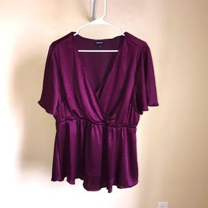 NEW Plus Size Womens Torrid Shirt Purple